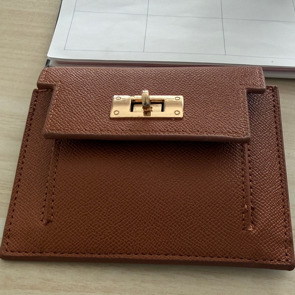 Elegant Brown Leather Women's Bag